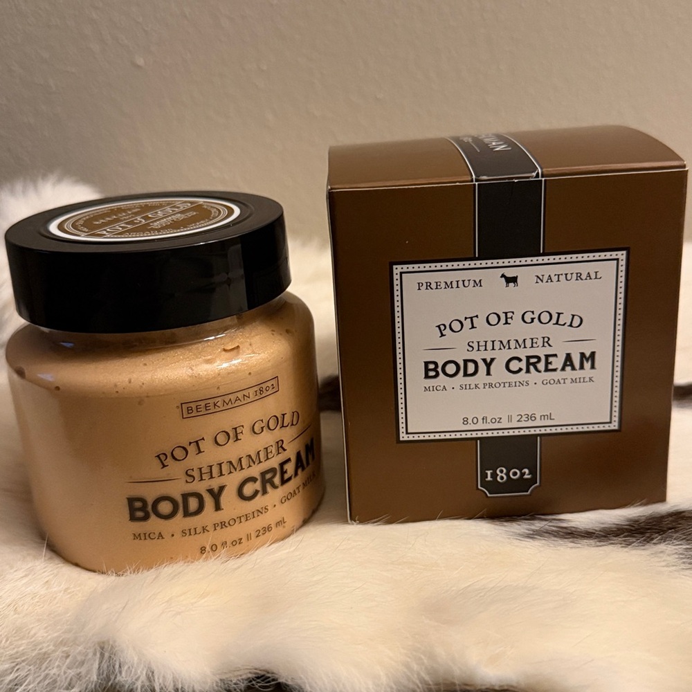 Beekman 1802 Pot Of Gold 8 oz Shimmer Body Cream
New-Sealed
